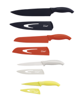 Stainless Steel Knife Set with Sheaths, Dishwasher Safe, 4-pc T0P0 - product image 1