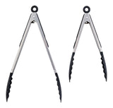 Stainless Steel Tong Set with Nylon Heads, 2-pc M0C8 - product image 1