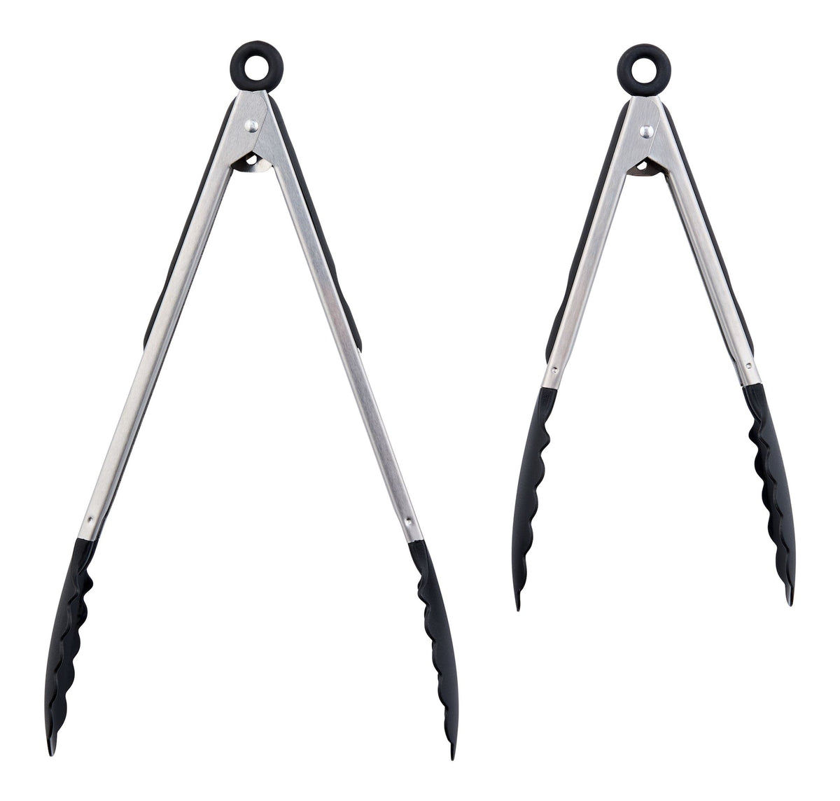 Stainless Steel Tong Set with Nylon Heads, 2-pc M0C8 - product image 1