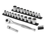 25 Piece 3/8" Drive Socket Set Q3N4 - product image 2