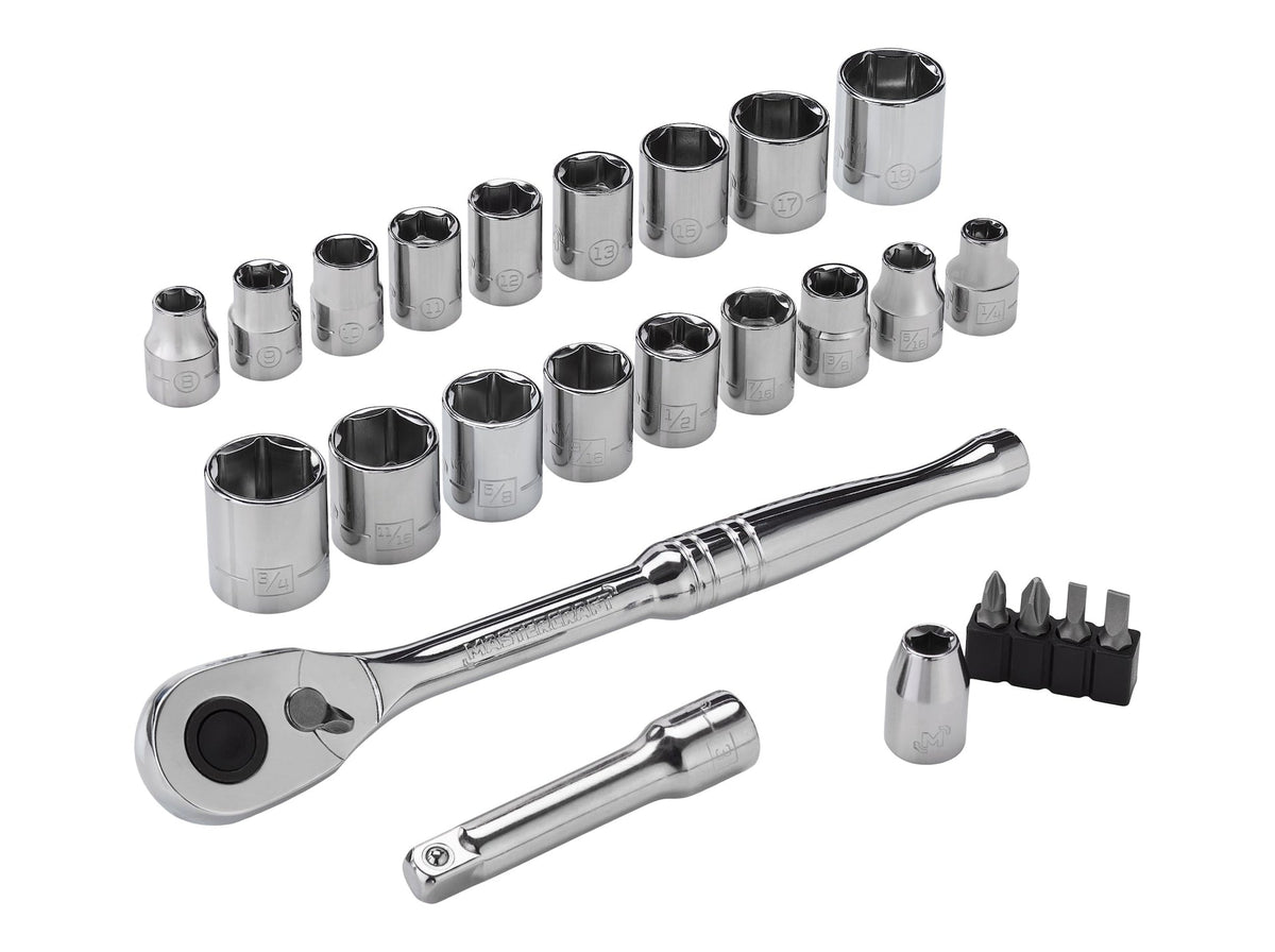 25 Piece 3/8" Drive Socket Set Q3N4 - product image 3