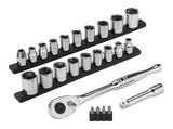 25 Piece 3/8" Drive Socket Set Q3N4 - product image 4