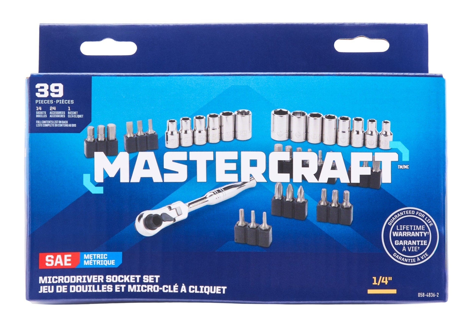 39 Piece 1/4" Micro Ratchet/Driver Set F7O8 - product image 3