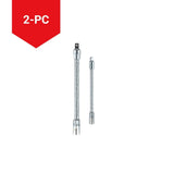 Flexible Extension Bar Set, 2-Pc, 1/4" & 3/8" Drive Z0G8 - product image 3