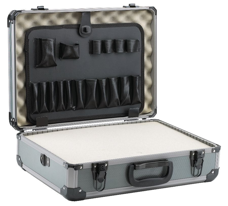 Portable Aluminum Case with Adjustable Strap, Lockable, 18-in Y0P6 - product image 2
