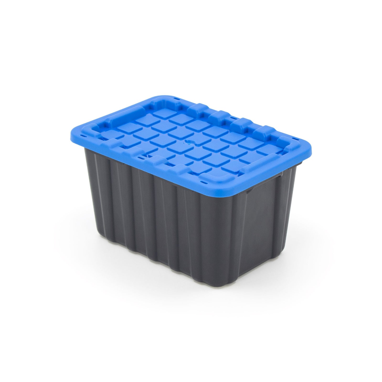 Tiny Heavy Duty Stackable Storage Tote with Lid, Black H0F6 - product image 2