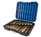 Titanium Drill Bit Set for Wood, Metal, Plastic, 230-pc E5X8 - product image 1