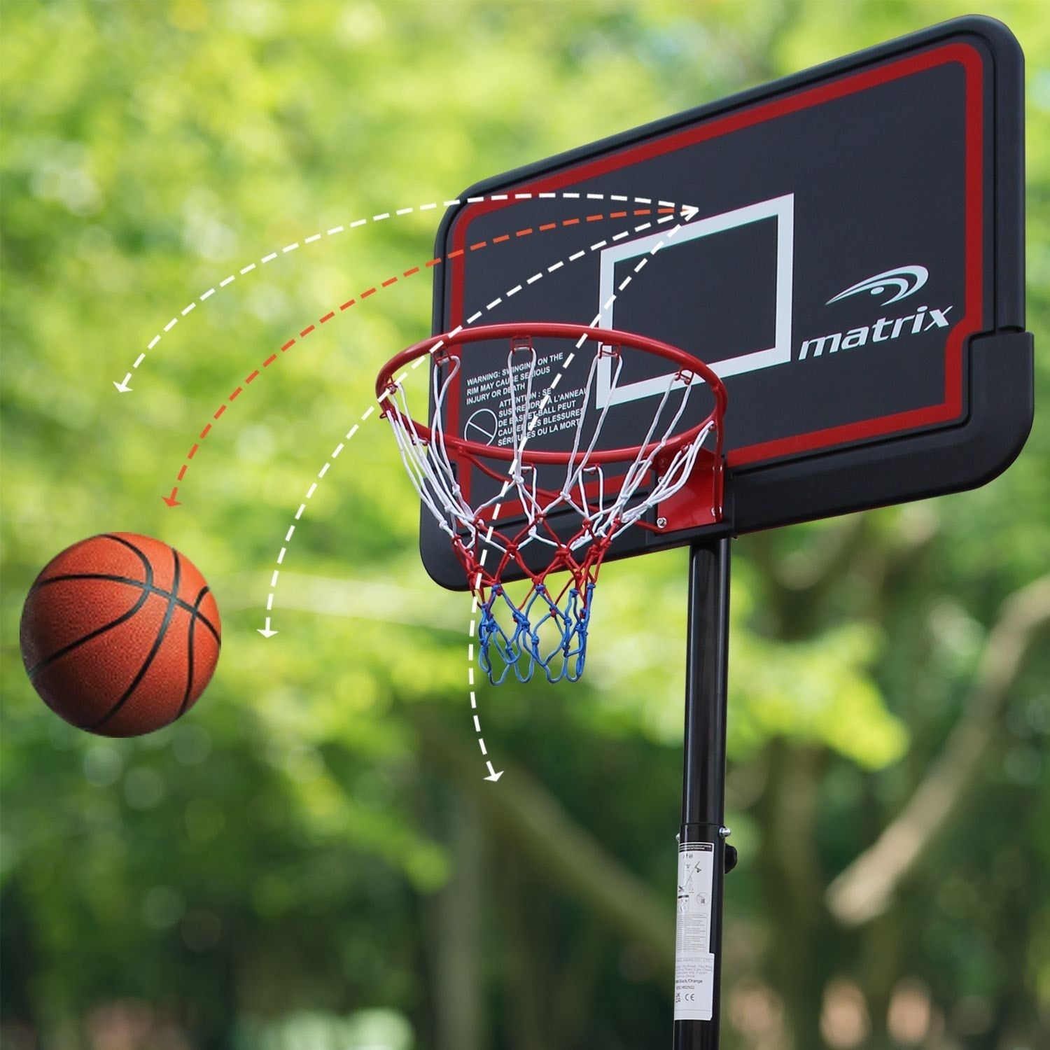 Classical Portable Adjustable Basketball System, 44-in D1D4 - product image 5