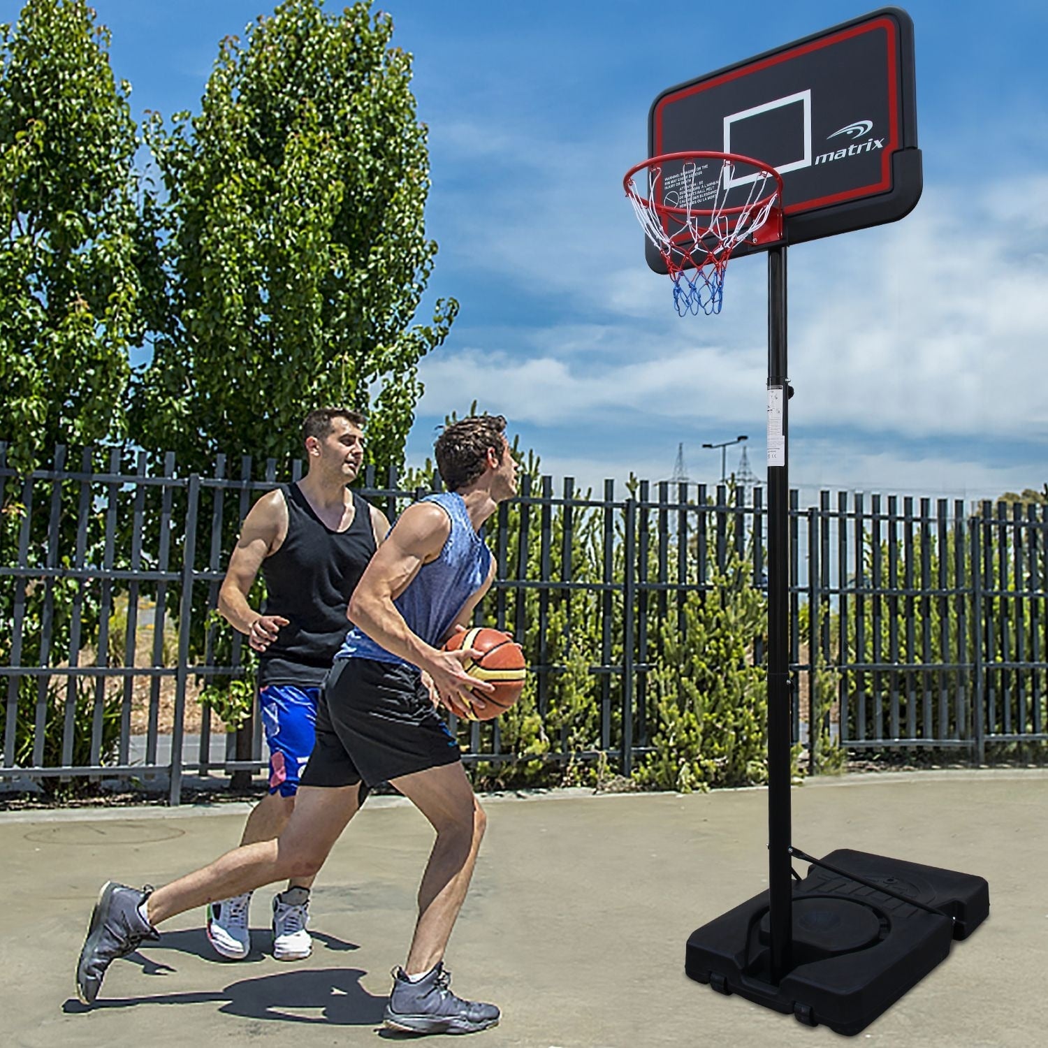 Classical Portable Adjustable Basketball System, 44-in R6N6 - product image 7