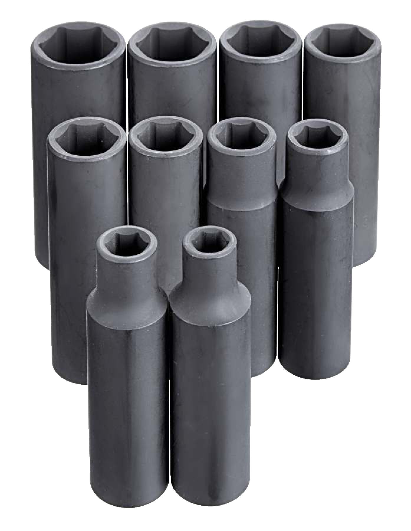1/2-in Drive Deep Impact Socket Set, SAE, 10-pc R5C9 - product image 3
