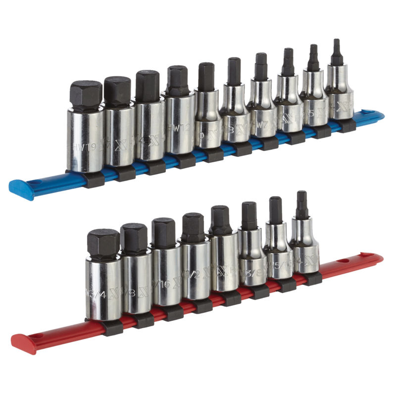 1/2-in Drive Hex Bit Socket Set, 18-pc J1N9