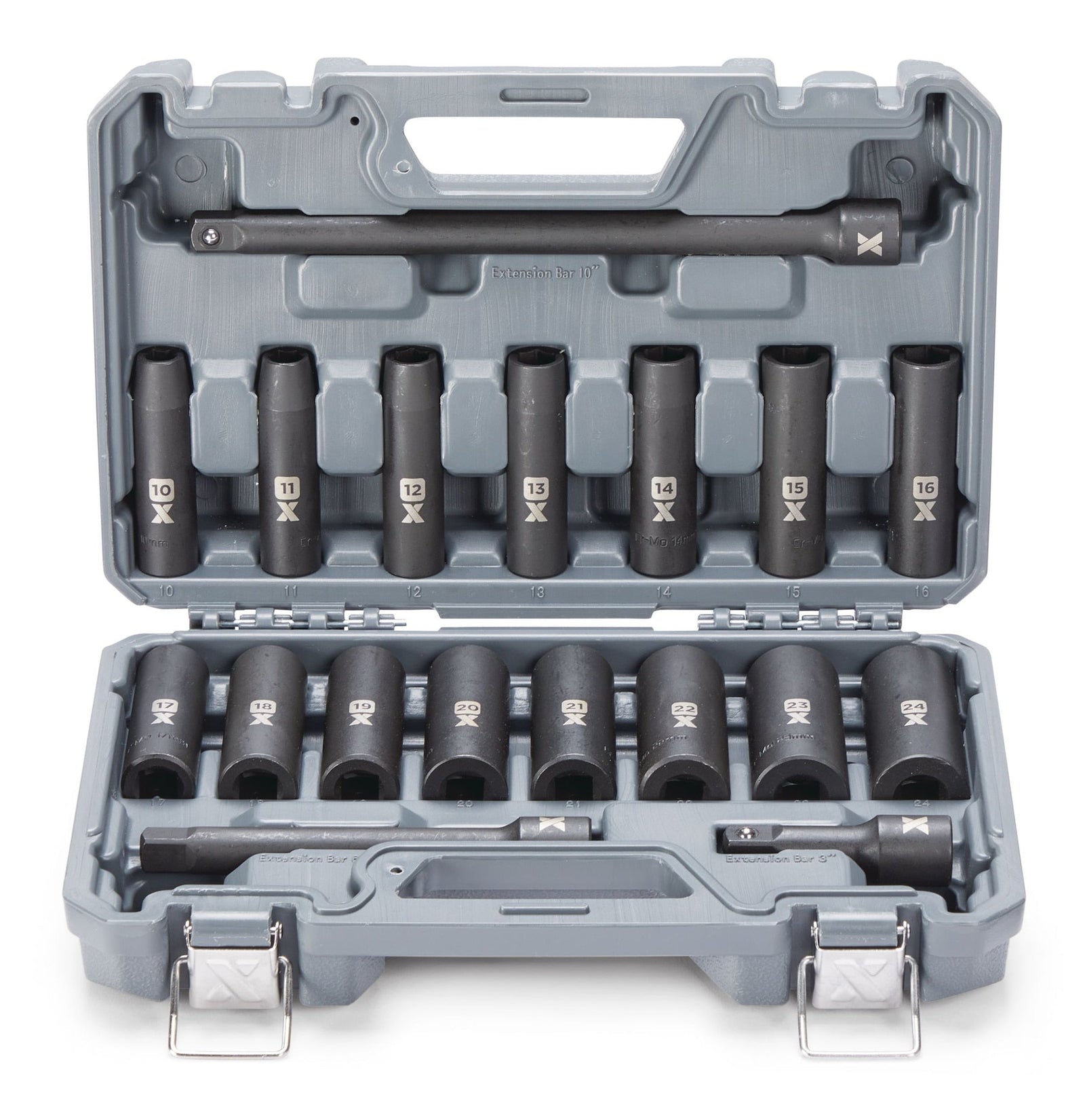 1/2-in Drive Professional Grade Impact Sockets Set, 18-pc, Metric Z3T5 - product image 2