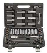 1/2-in Drive Professional Grade Socket Set, 45-pc, SAE/Metric, CRV, Nickel-Chrome Plating U5S9 - product image 1