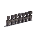 1/2-in Drive Swivel Impact Socket Set, 7-pc, SAE, Cr-Mo R3Z5 - product image 2
