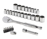 29 Piece 3/8" Drive Metric Socket Set M8G4 - product image 1