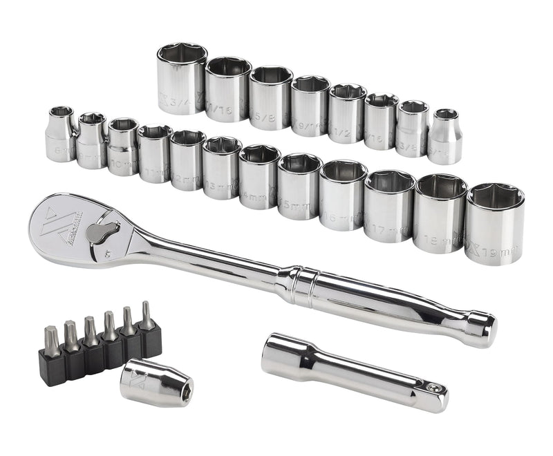 29 Piece 3/8" Drive Metric Socket Set M8G4