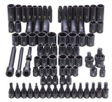 3/8-in & 1/2-in Drive Professional Grade Impact Socket Set, 83-pc, CRMO E4I6 - product image 8