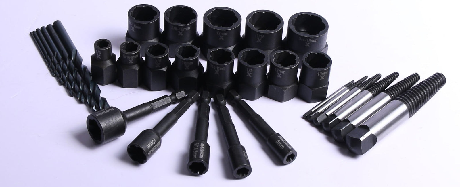 Bolt Remover Set, 30-pc, SAE/Metric Z6T0 - product image 3