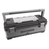 Heavy-Duty Metal & Plastic Tool Box with Removable Tray, 23-in V1R3 - product image 1