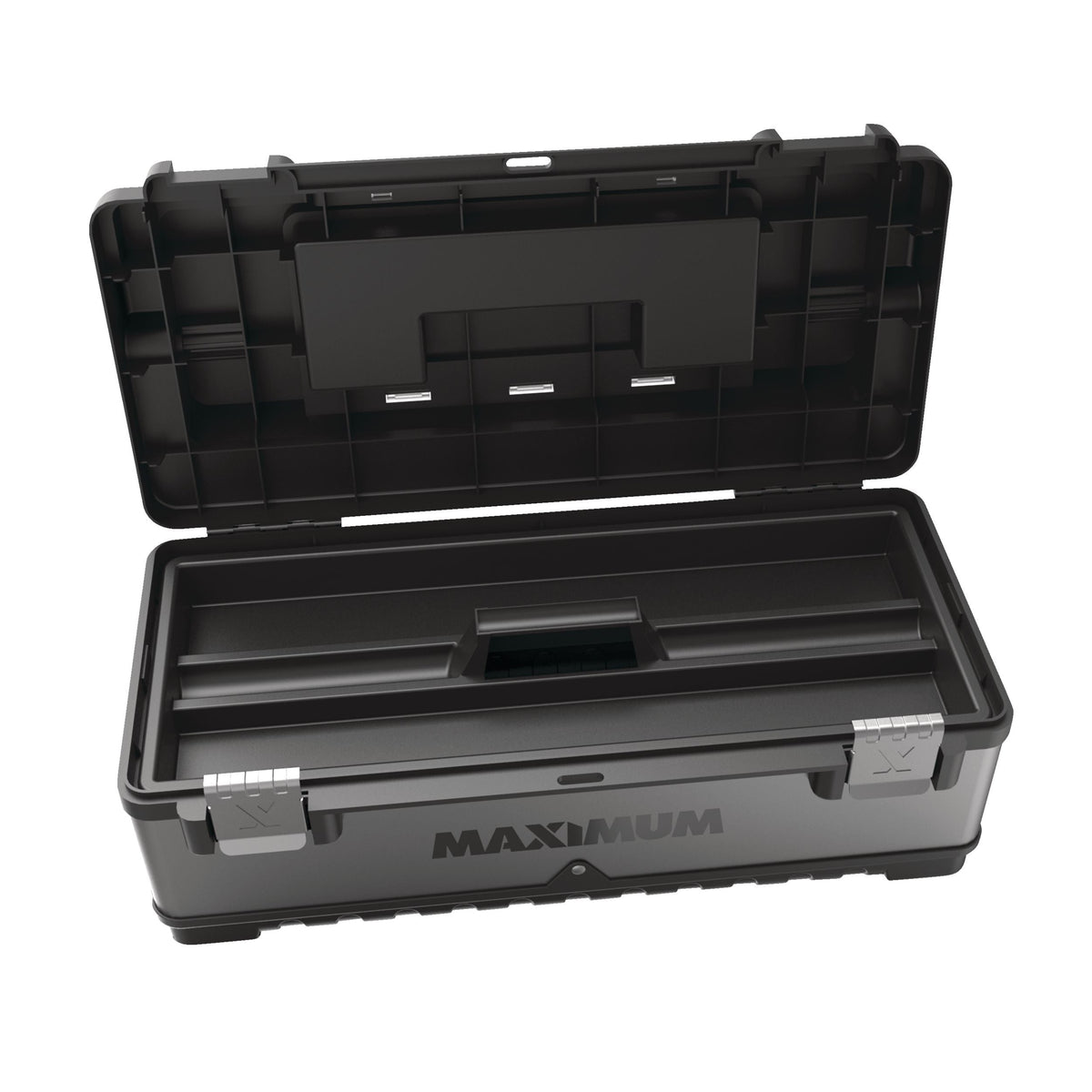 Heavy-Duty Metal & Plastic Tool Box with Removable Tray, 23-in V1R3 - product image 3