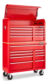 Tool Storage Cabinet, Built-In Power Bar with USB, 9-Drawer, 47-in, Red E4M2 - product image 3