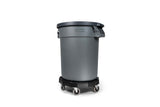 Universal Commercial Heavy-Duty Resin Garbage Can Dolly, Black H0B0 - product image 3