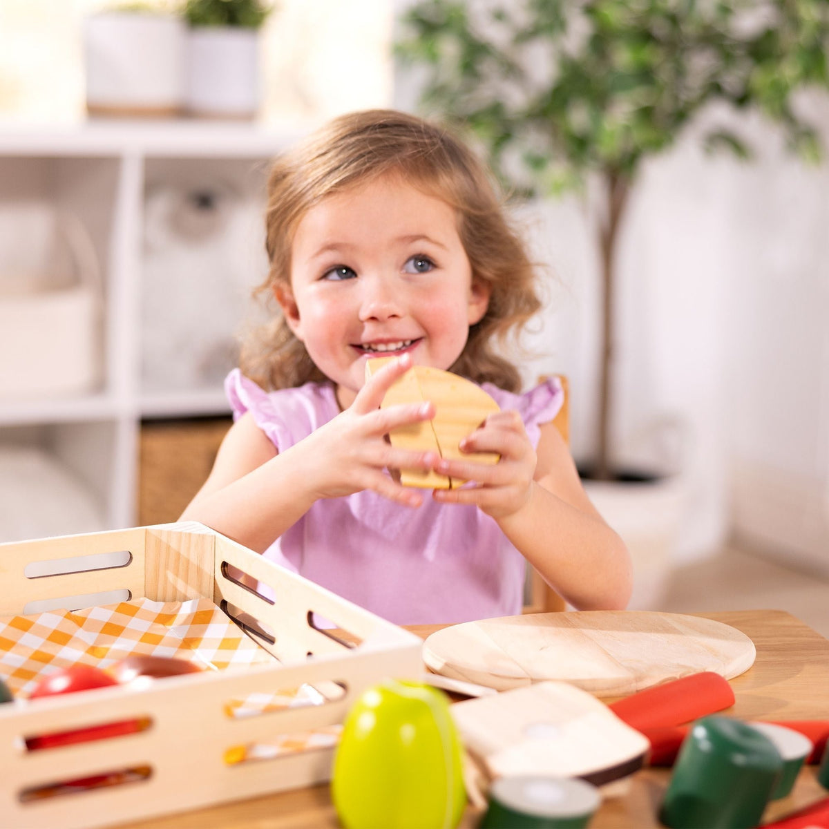 Wooden Cutting Food Playset, Ages 3+ B0L9 - product image 6