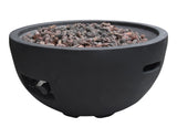 Jefferson Round Gas Fueled Outdoor Fire Bowl with PVC Cover, 40,000 BTUs, 13.7-in S2Q5 - product image 1