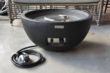 Jefferson Round Gas Fueled Outdoor Fire Bowl with PVC Cover, 40,000 BTUs, 13.7-in Z0S5 - product image 4