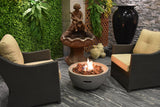 Nantucket Round Propane-Fueled Fire Bowl with Lava Rock & Canvas Cover, 40,000 BTUs, 14-in G9R2 - product image 3