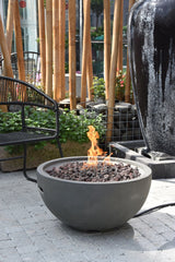 Nantucket Round Propane-Fueled Fire Bowl with Lava Rock & Canvas Cover, 40,000 BTUs, 14-in G9R2 - product image 7