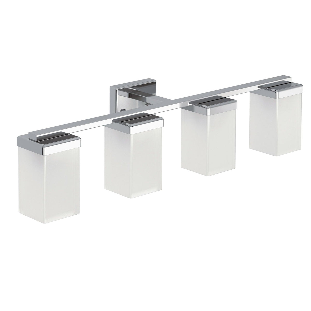 90-Degree Vanity Lighting Fixture, Chrome, 4-L N1C7 - product image 1