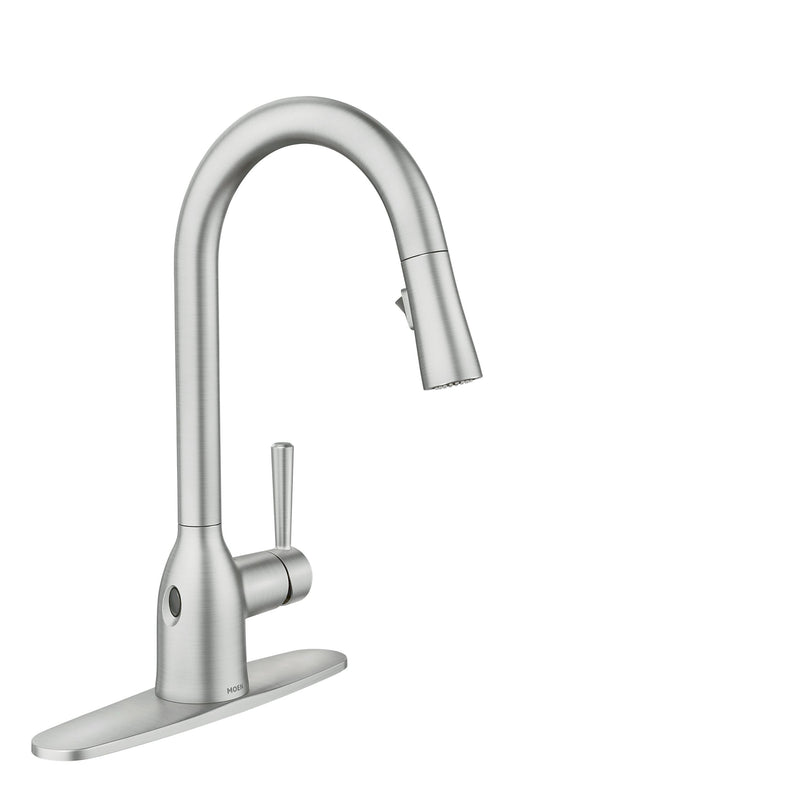 Adler Single Handle Kitchen Faucet with Motionsense, Spot Resist Stainless L0E0