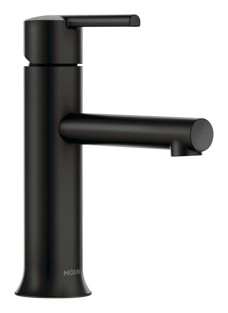 Arlys Single Handle Bathroom Faucet, Matte Black H0T7