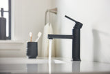 Arlys Single Handle Bathroom Faucet, Matte Black N1D5 - product image 4