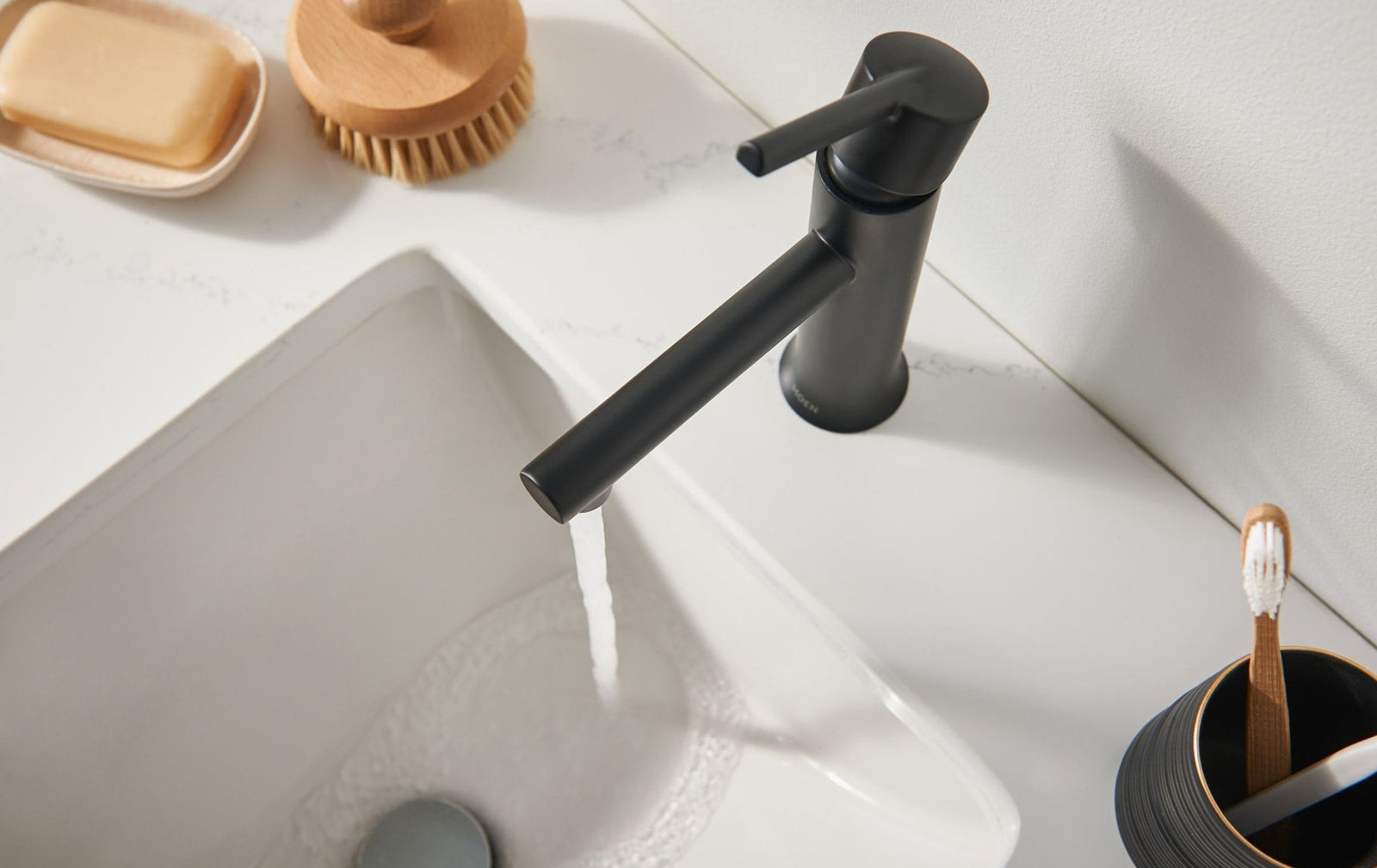Arlys Single Handle Bathroom Faucet, Matte Black N1D5 - product image 7