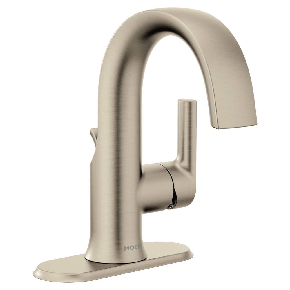 Doux Single Handle Single Hole Bathroom Sink Faucet, WaterSense Certified, Brushed Nickel P5J1 - product image 2