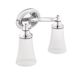 EVA Dual Vanity Lighting Fixture, Chrome Y7H3 - product image 1