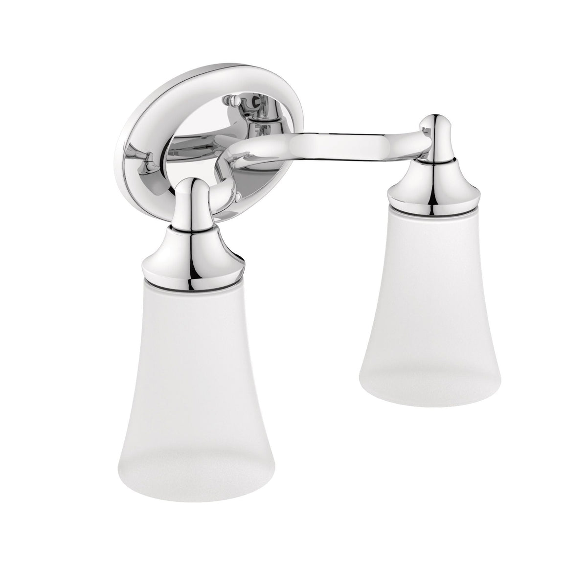 EVA Dual Vanity Lighting Fixture, Chrome Y7H3 - product image 1