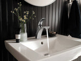 Zarina Single Handle High Arc Bathroom Faucet, Chrome V7S9 - product image 4