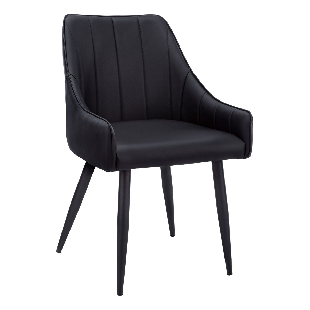 Tufted Leather Look Dining Chair Set, 2-pc X3K7 - product image 1