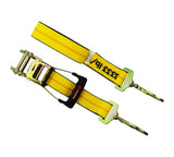 10,000-lb Commercial Ratchet Tie Down Straps, with Snap Hook, 2-in x 8-ft E0I1 - product image 2