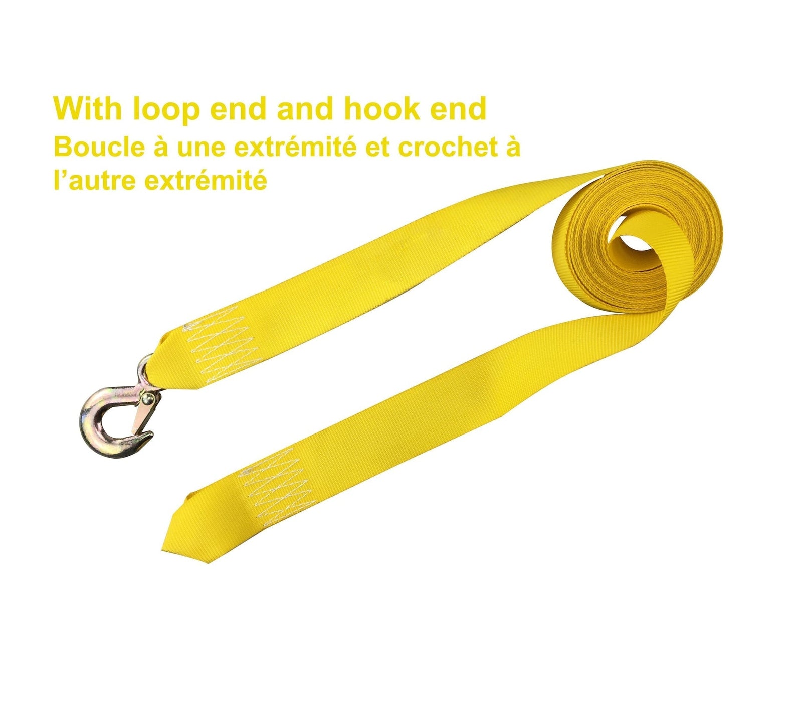 2,000-lb ATV Tow Strap with Hook, 2-in x 20-ft Z0L6 - product image 2
