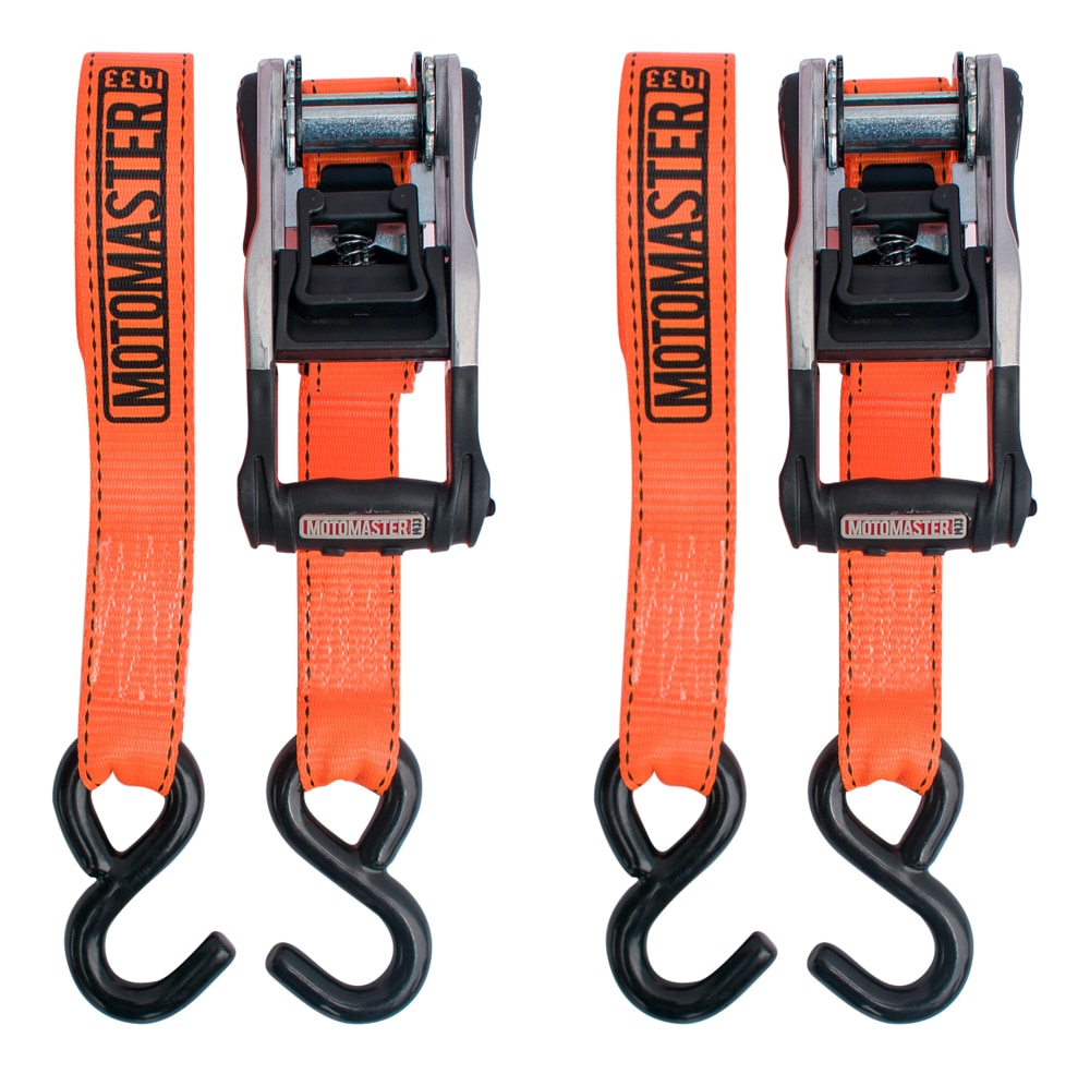 3,000-lb Heavy-Duty Ratchet Tie Down Straps, with Power Grip Padded Handles, 1.25-in x 10-ft, 2-pk Y7D6 - product image 3