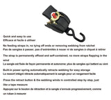 3,300-lb Retractable Transom Tie Down Strap, 2-in x 43-in, 2-pk O5Z3 - product image 4