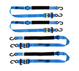 3,600-lb Heavy Duty Ratchet Tie Down Strap, Assorted Sizes, 4-pk L4R5 - product image 2