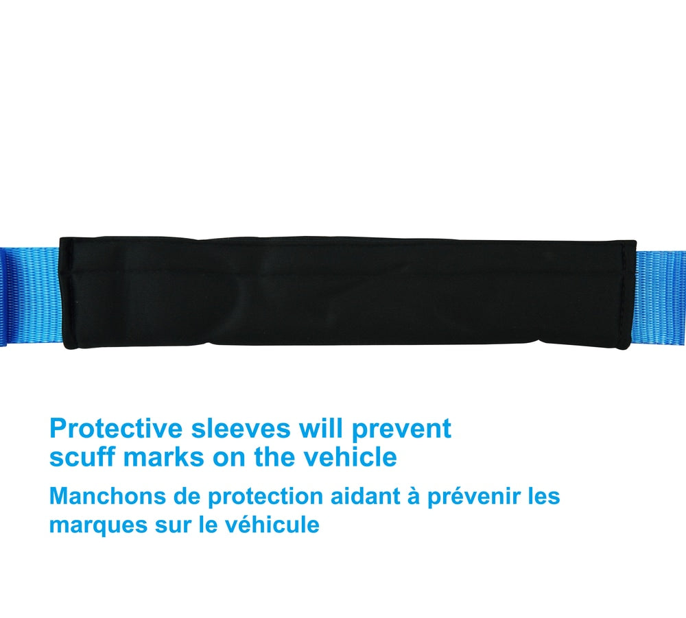 3,600-lb Heavy Duty Ratchet Tie Down Strap, Assorted Sizes, 4-pk L4R5 - product image 5