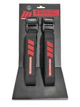 Rubber Padded Cam Buckle Tie Down Straps, 2-pk A4Q7 - product image 1