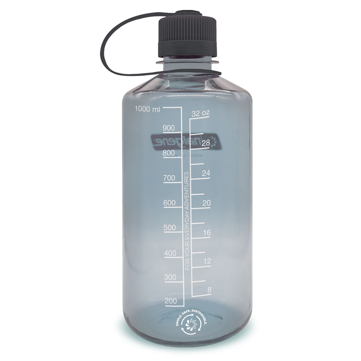 Sustain Narrow Mouth Water Bottle, Grey, 1 L U3S4 - product image 3