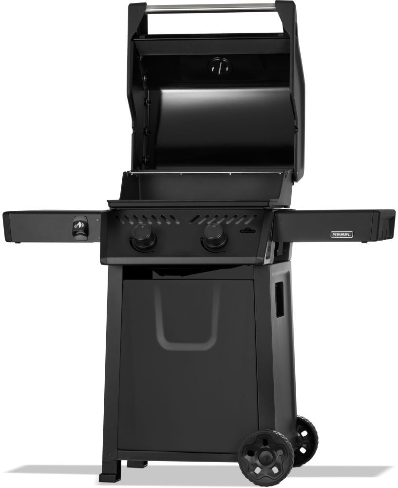Rebel 365 2-Burner LP Gas BBQ, Matte Black K6W0 - product image 5
